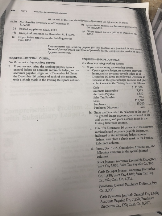 the follo transactions Dec. 16 Received payment from Lucy Greene on account,
