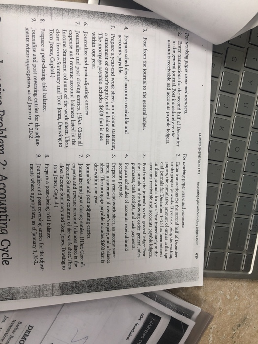 $1,960. 16 Sold merchandise on account to Kim Fields, $160, plus sales