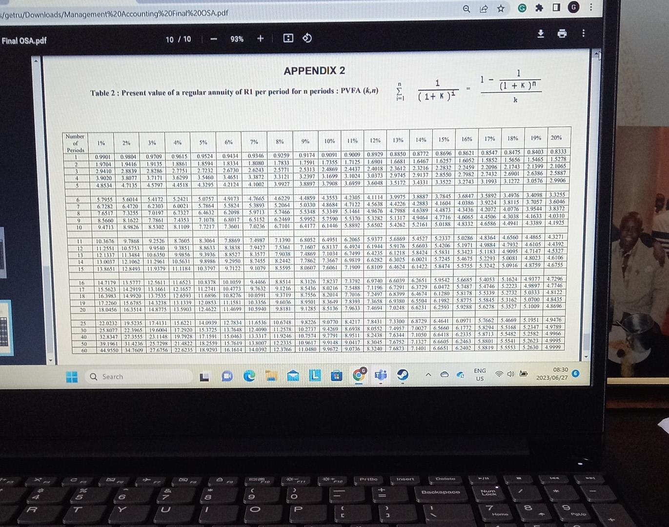1.3.1 Material quantity variance (4 marks) 1.3.2 Labour rate variance (4 marks)