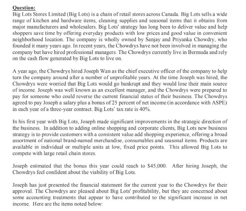 When given this case question: Please try to follow the format as