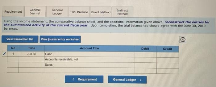 Sheets June 30, 2019 and 2018 2019 Assets Cash $ 61,800 Accounts