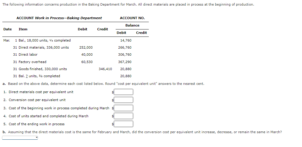 b. Assuming that the direct materials cost is the same for