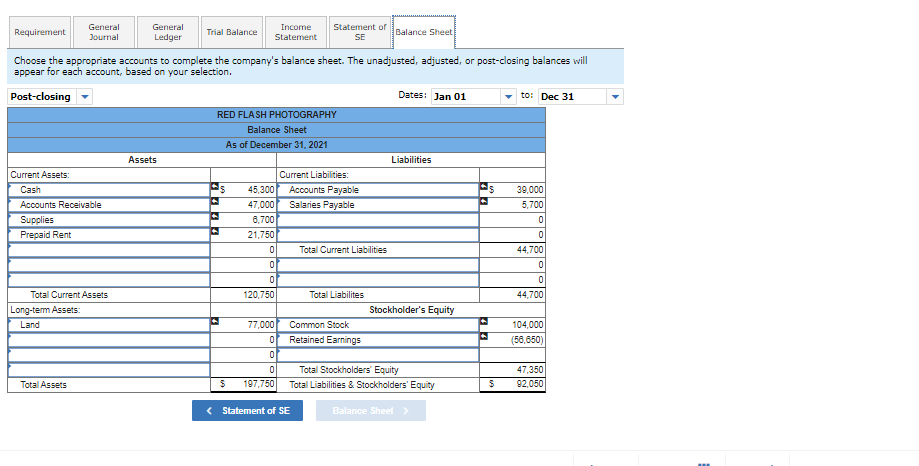 Deferred Revenue, $6,700: Common Stock $67.000: and Retained Earnings. $42,000. During 2021,