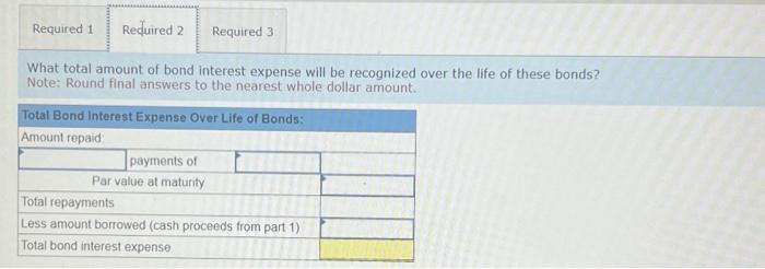 $350,000 and semiannual interest payments. On the issue date, the annual market