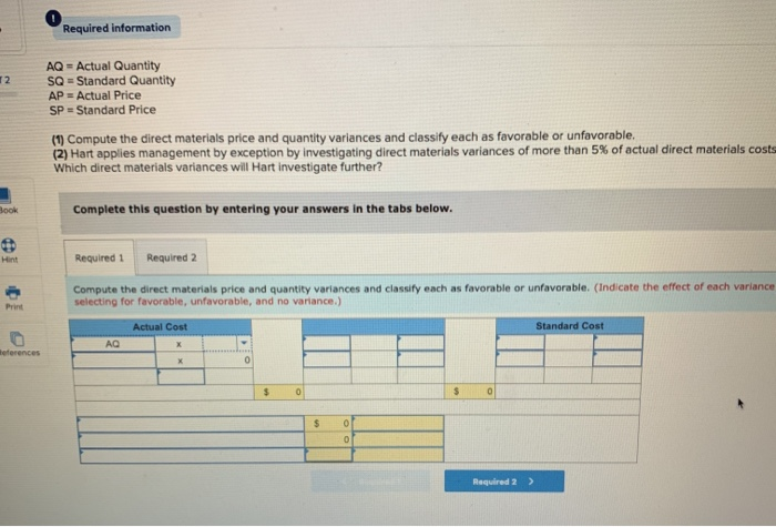 for the Exercises below. [The following information applies to the questions displayed