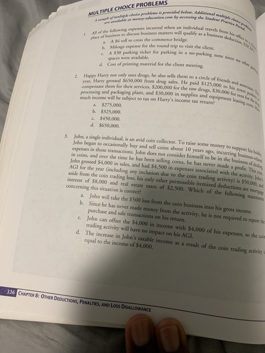  MULTIPLE CHOICE PROBLEMS awal wriple choice w ll e problem is