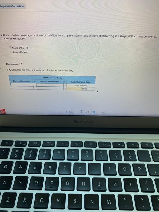 30 sales tor January total $237.000. All of these sales are on