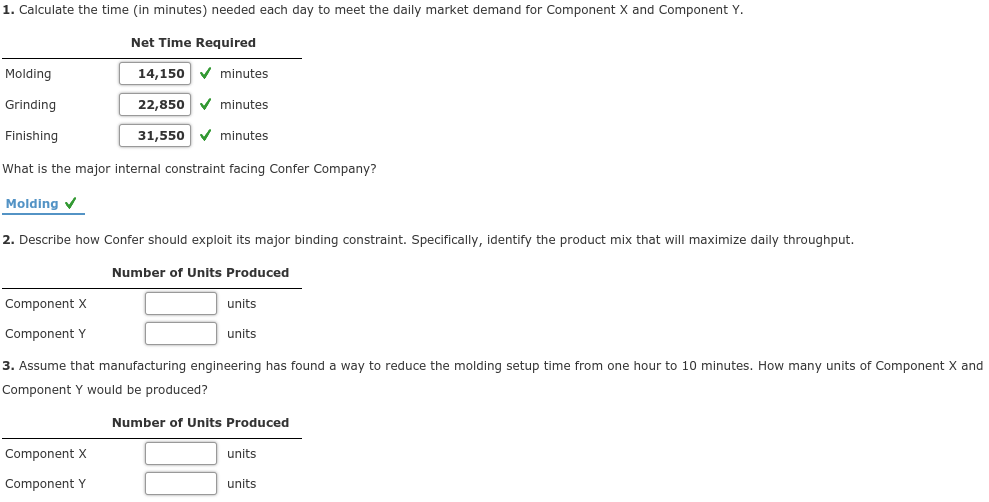 metal components used in medical equipment (Component X and Component Y). The