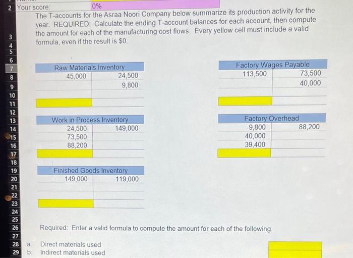 please I really need the calculation and the formulas for these answers