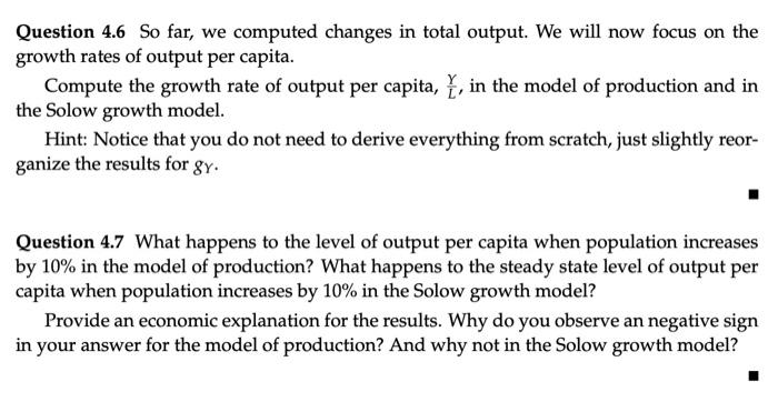 of differences in output per capita across countries. We will distinguish between