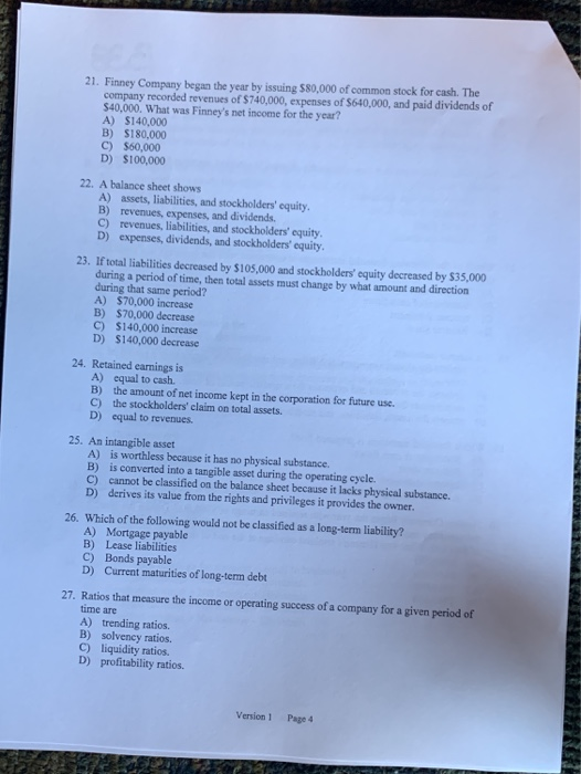 your name and section on the scantron key. Make sure you mark