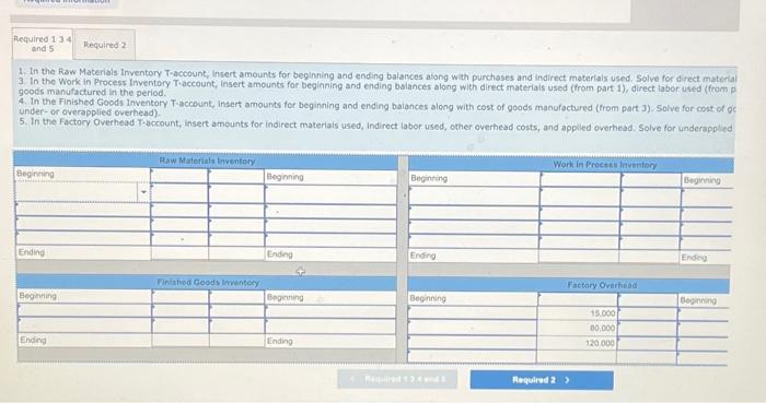 (Static) [The following information applies to the questions displayed below.] The following