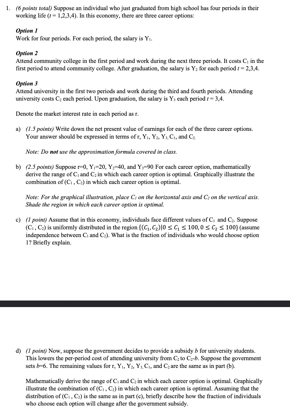please solve this question on a paper when you draw the graph