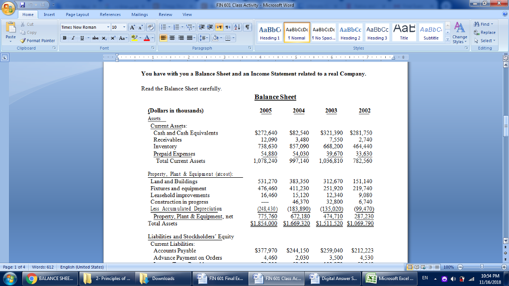 please assist me to answer activity 6 and activity 7 FIN