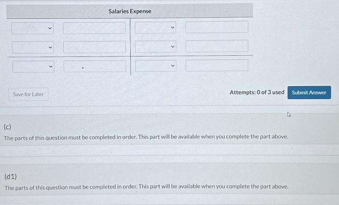 $2,040. 17 Paid creditors $2,040 of accounts payable due. 22 Purchased supplies
