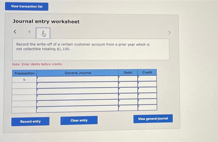 the aging of accounts receivable method to estimate that its Allowance for