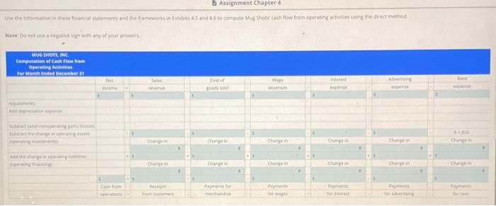 antavers. Preparing Operating Activities Section of the Statement of Cash Flows-Direct Method