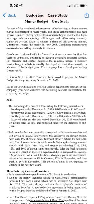< Back 6:20 LTE with iWtmts the Budgeting Case Study of a