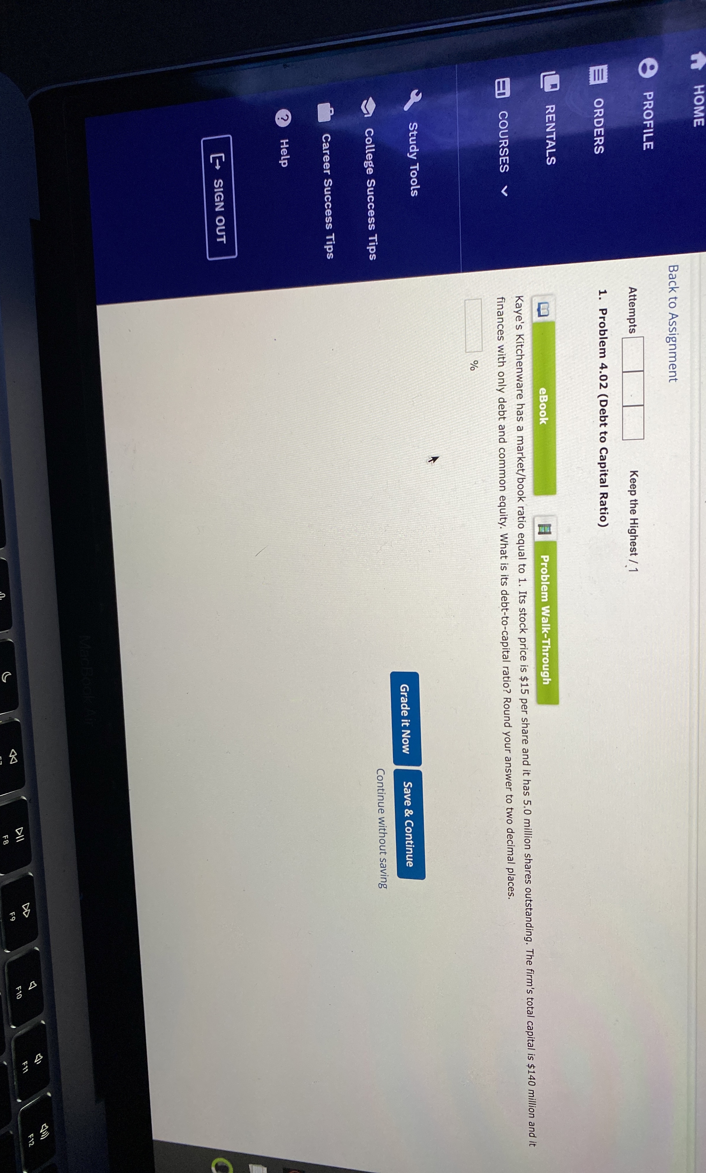  HOME Back to Assignment PROFILE ORDERS Attempts Keep the Highest /1