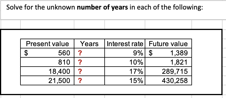  Could someone show me the equations/steps to getting each answer thank