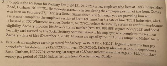 a New Employee Complete Form SS-4 for TCLH Industries, a manufacturer of