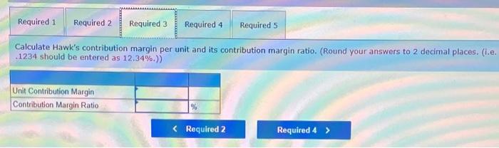 house, and its fixed costs total $13.269.60 per year. Hawk currently has