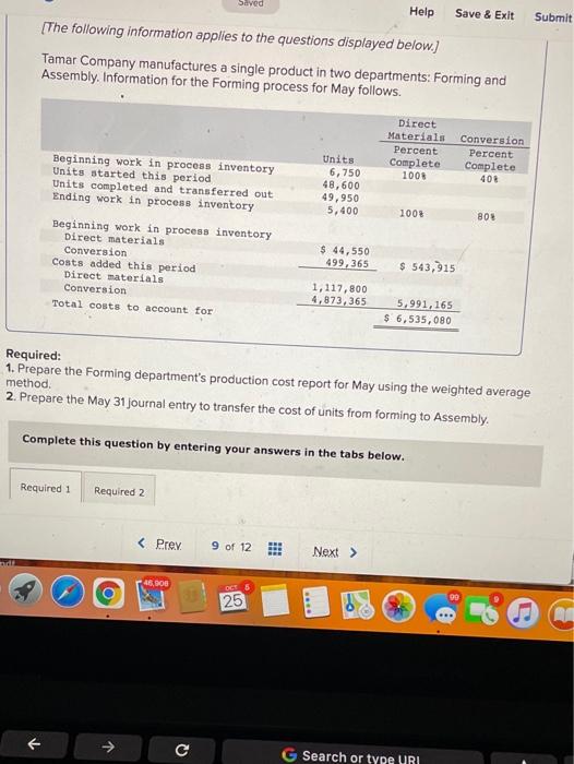  Saved Help Save & Exit Submit [The following information applies to