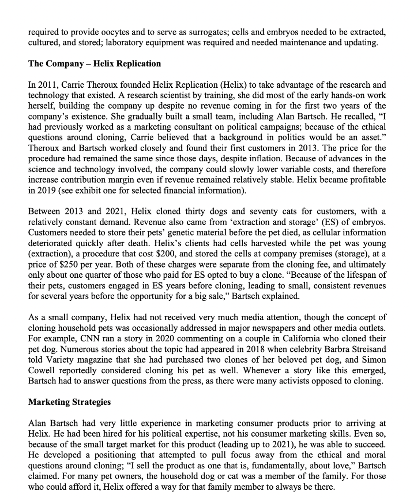 this case below? Use analysis (quantitative and qualitative) from the case to