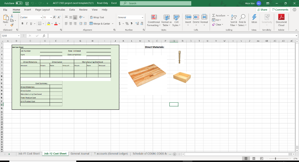 the first month of operations. The company designs and manufactures specialty tables.