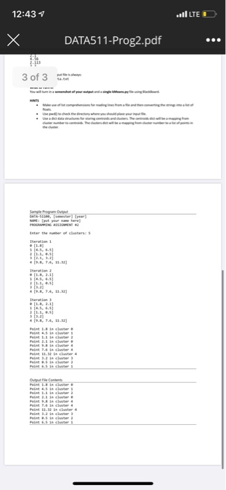 a process of identifying groupings (i.e. clusters) within the data. For example,