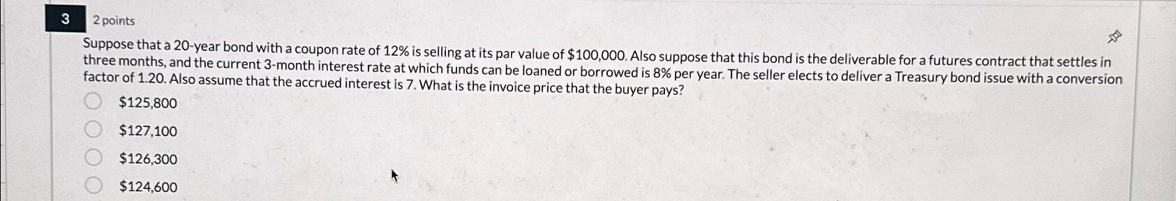  3 2 points three months, and the current 3-month interest rate
