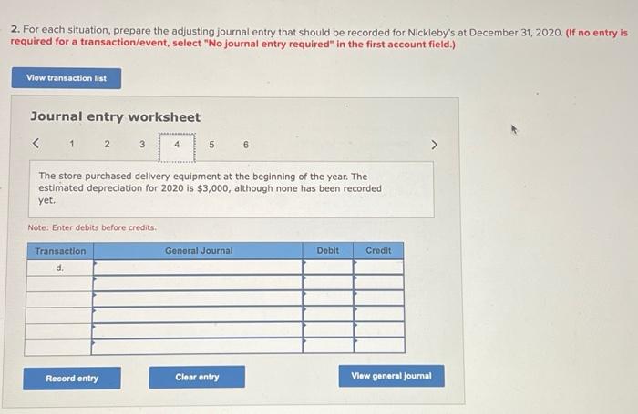 31, 2020. A year-end count showed $100 of supplies on hand. b.