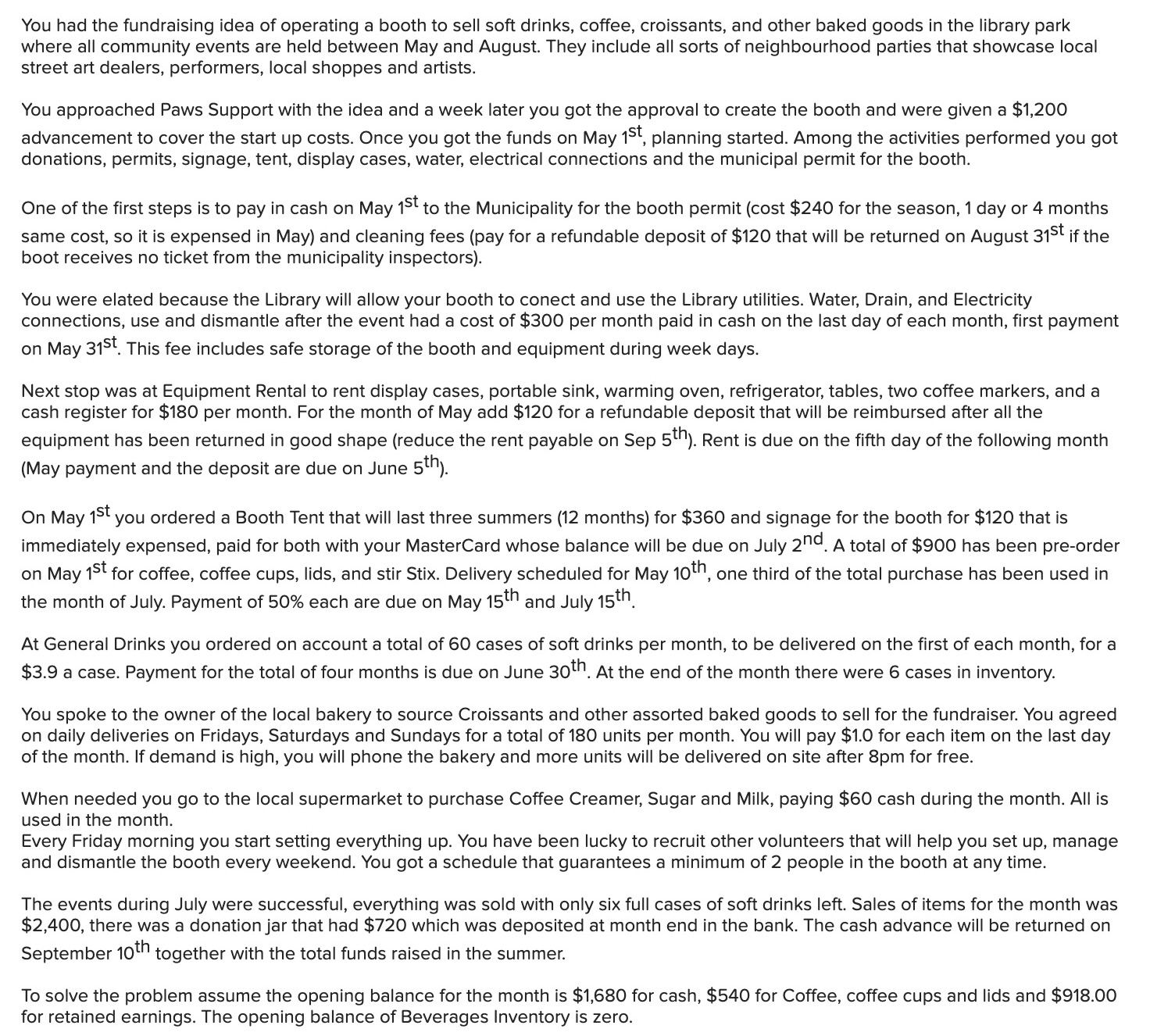 Based on the following case: Prepare the statement of proof of cash