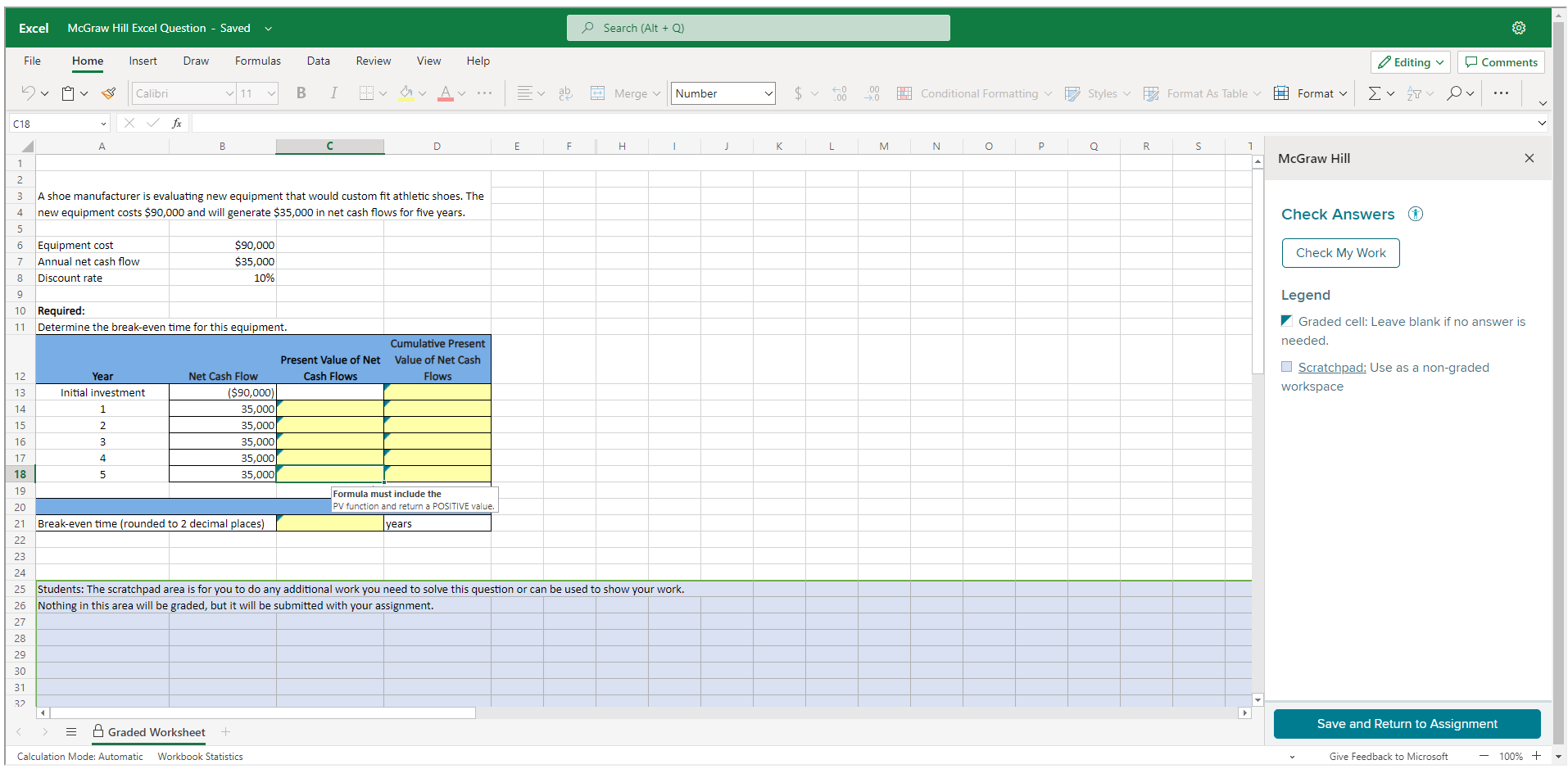  If you could, please explain how to use the PV function