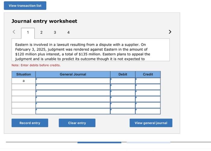 2024 financial statements are issued on March 15, 2025. a. Eastern is