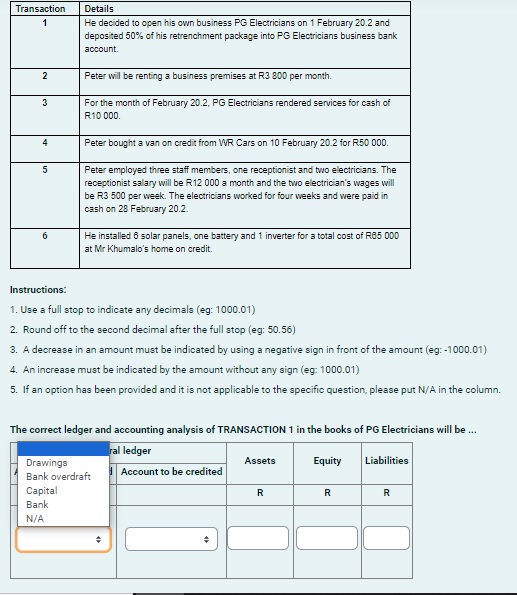  Peter a qualified electrical engineer was retrenched in January 20.2 and