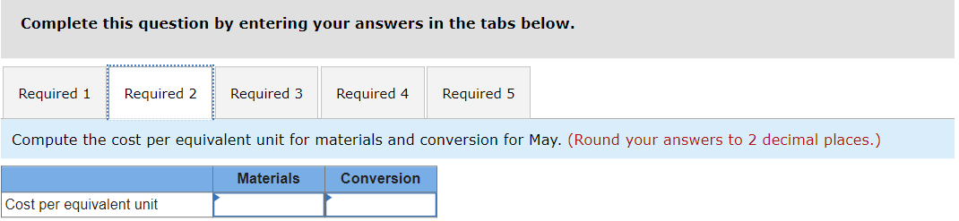 prior to completion. Information on work in the first department, Cooking, is