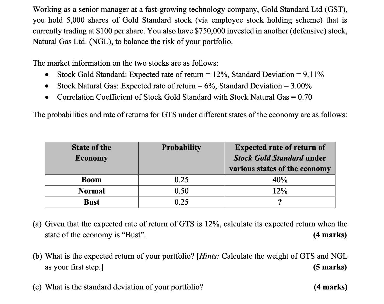  Working as a senior manager at a fast-growing technology company, Gold