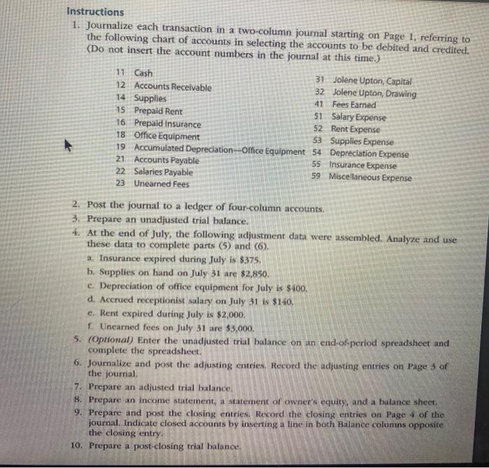 in the appropriate Balance column of a four-column account and place a