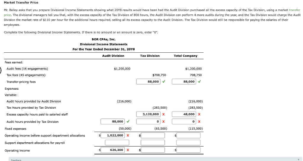 hours, the Audit Division can perform 4 more audits during the year,
