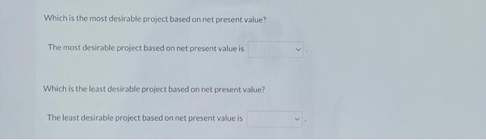 and produce the following net annual cash flows. The equipment's salvage value