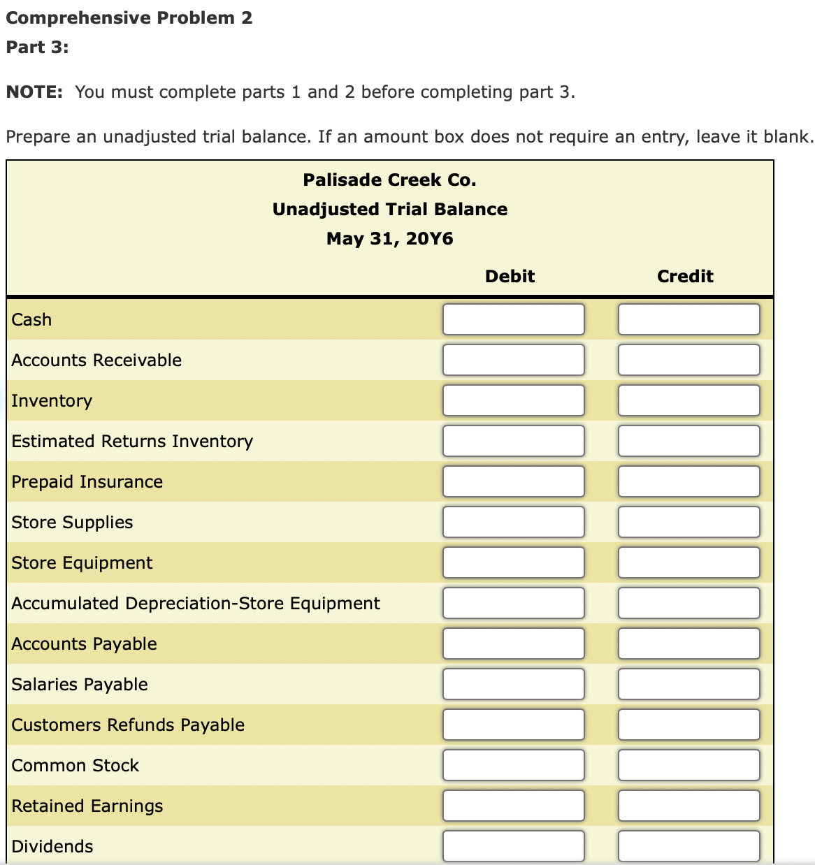 May, $5,000 May 3: Purchased merchandise on account from Martin Co., terms