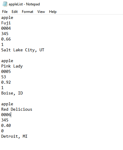 base inventory class. The main.cpp file: #include #include #include #include // user