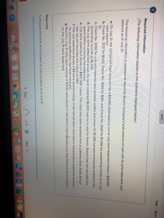  Saved Help Save & Required information (The following information applies to