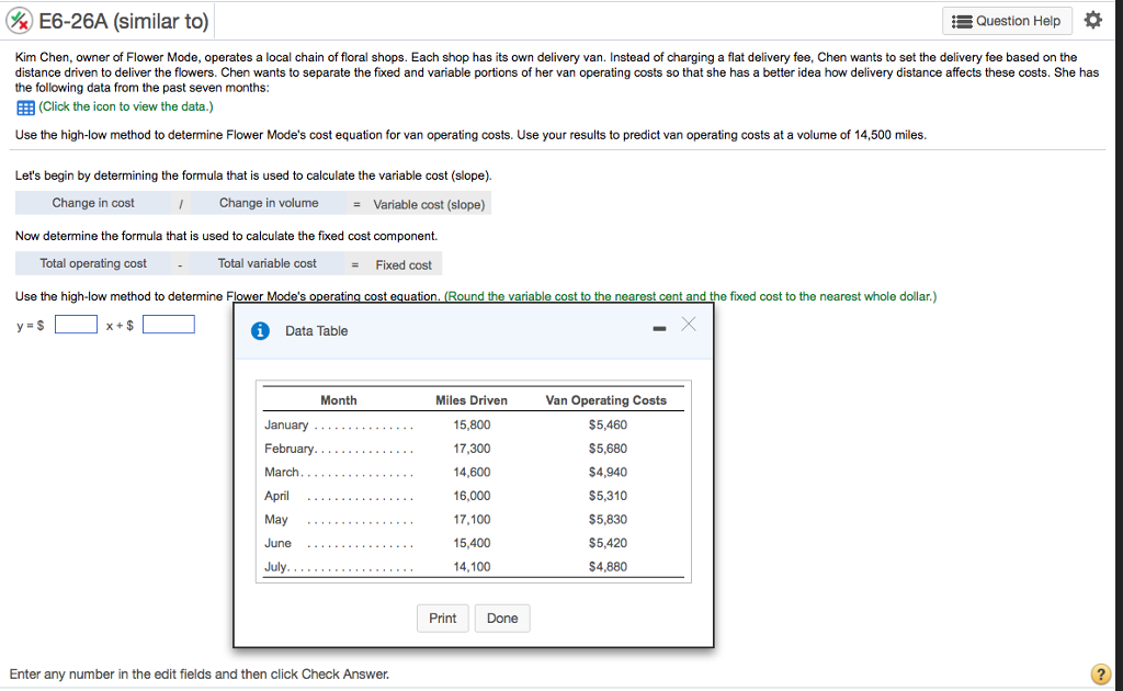 E6-26A please help with this question and show work so I know