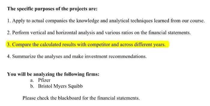 problem #3. please show full working out The specific purposes of the