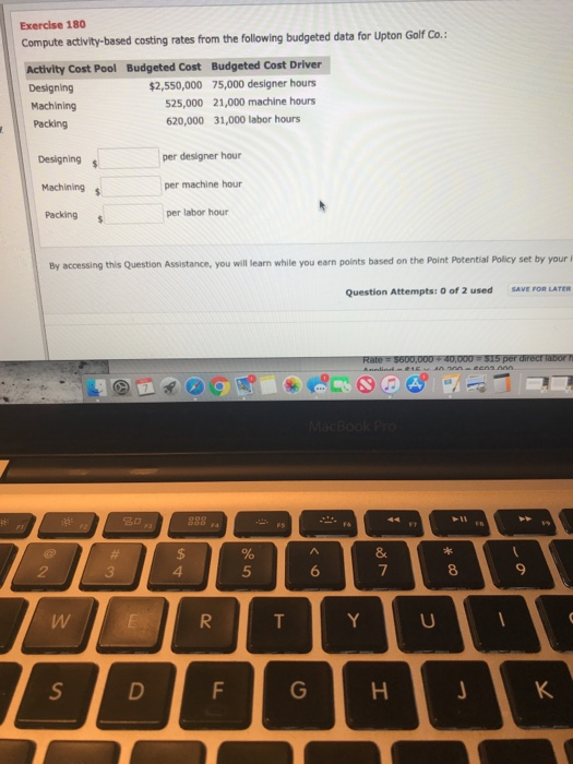 estimates that annual manufacturing overhead costs will be $600,000. Estimated abor hours