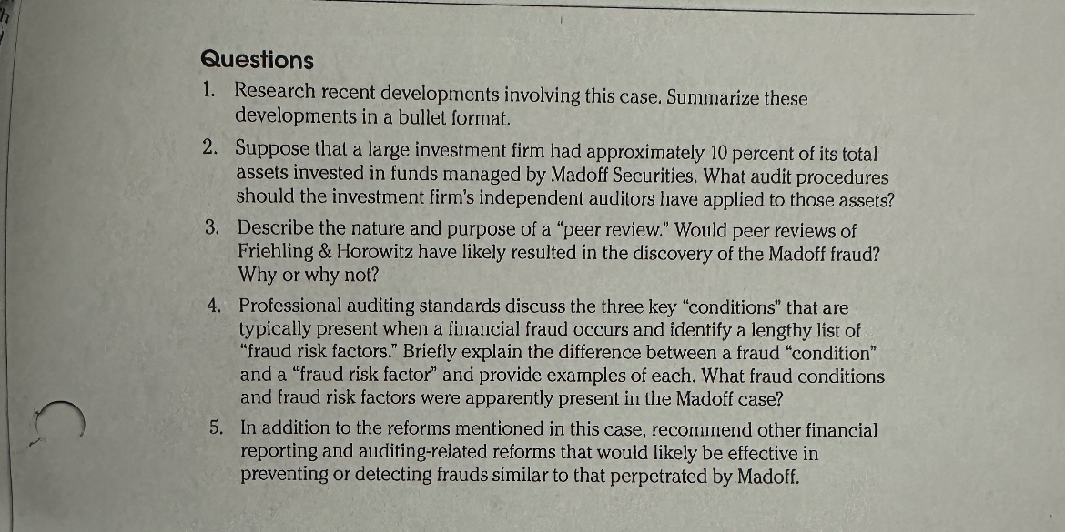  Questions Research recent developments involving this case. Summarize these developments in