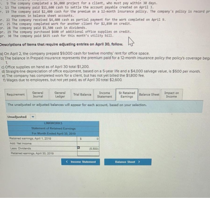 space. The company's policy is record prepaid expenses in balance sheet accounts.