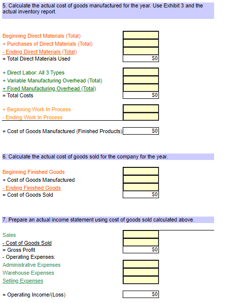 the budgeted cost of goods manufactured for the year. 0 0 Average